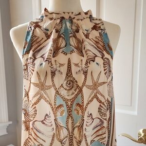 Seashell Print Women's Skirt